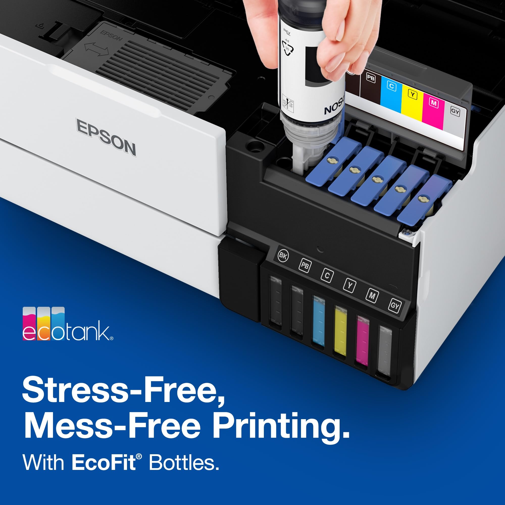 EPSON ETカートリッジ 5本セット Amazon.co.jp: EPSON 552 EcoTank インク 超高容量ボトル 5色コンボ